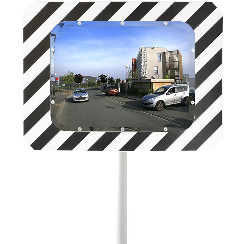 Miroir routier rectangulaire 90°