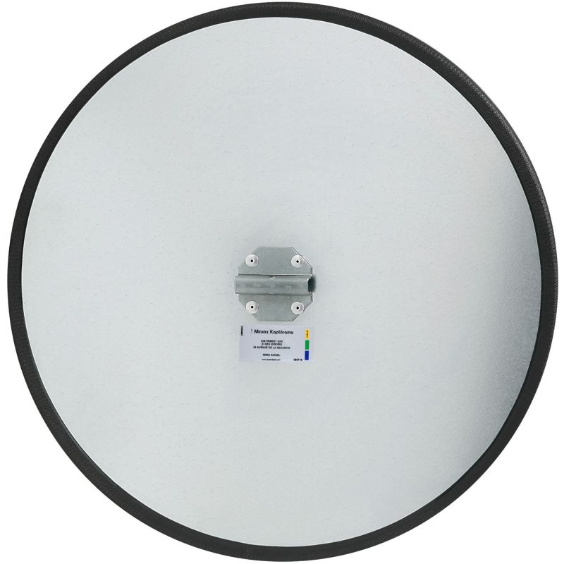 Miroir de surveillance rond sur poteau 90°