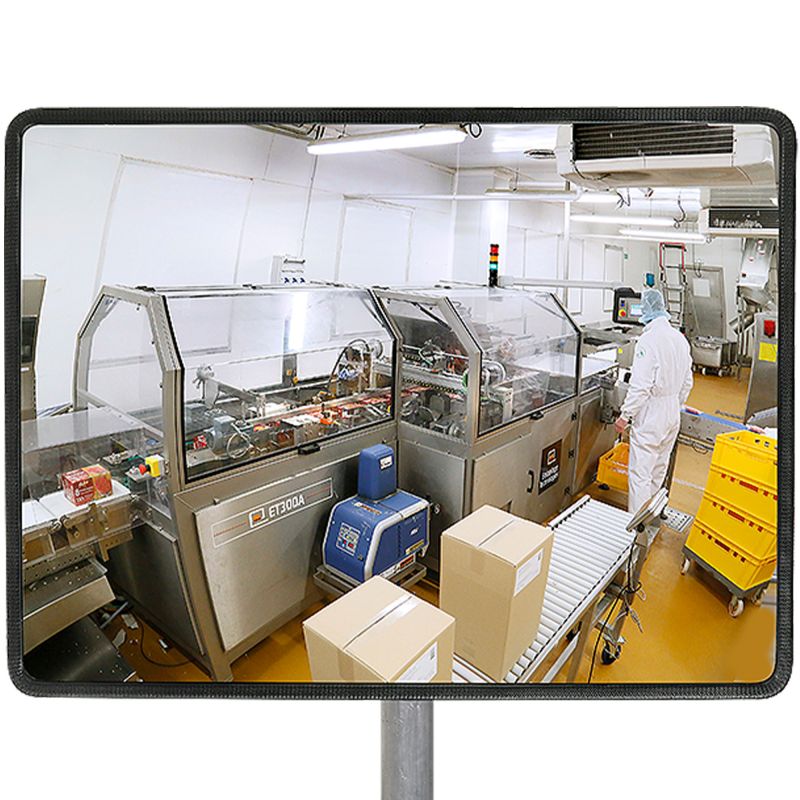 Miroir de surveillance rectangulaire 90°
