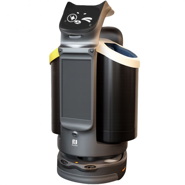 Robot de tri PUDU Bella Tri noir profil visage
