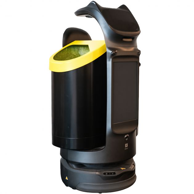 Robot de tri PUDU Bella Tri noir profil gauche