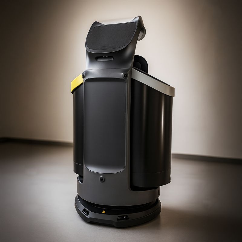 Robot de tri PUDU Bella Tri noir ambiance