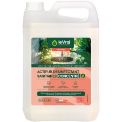 Détartrant désinfectant sanitaires concentré Actipur le Vrai Professionnel 5L