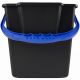Seau 6L pour chariot de ménage avec bec verseur noir