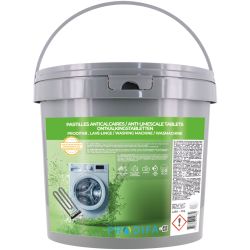 Pastille lave-linge anticalcaire en sachet hydrosoluble Proditab - seau de 250