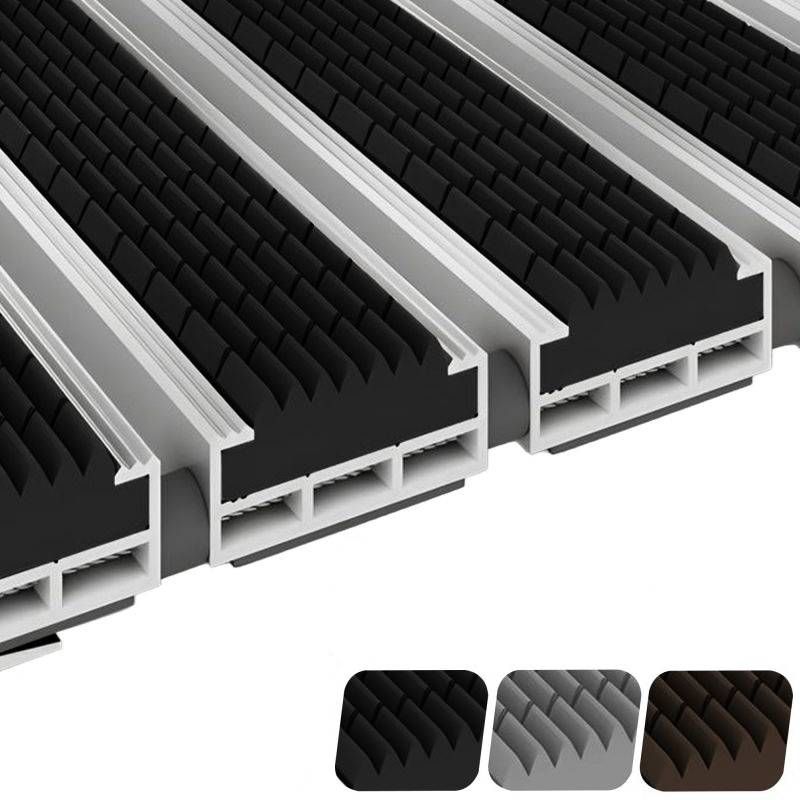 Tapis extérieur sur mesure structure aluminium gomme