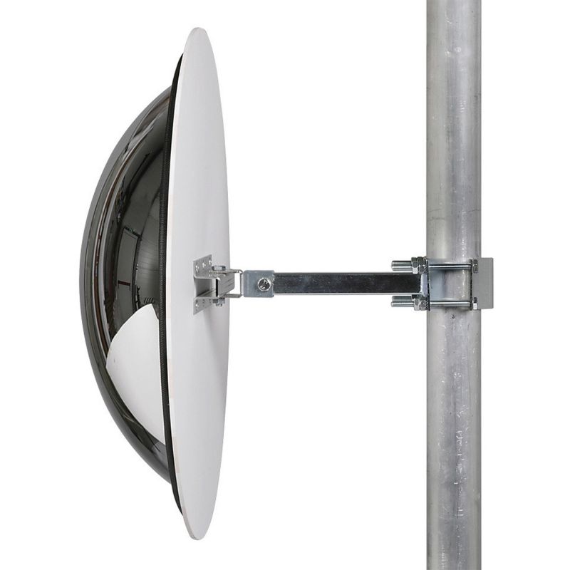 Miroir de circulation rond avec cadre PVC pour voie privée ​industrielle 180°