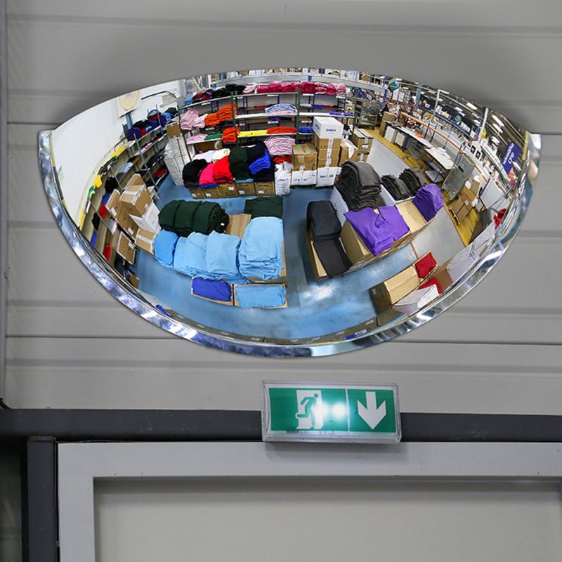 Miroir de surveillance 1/4 sphère intérieur​ 180°