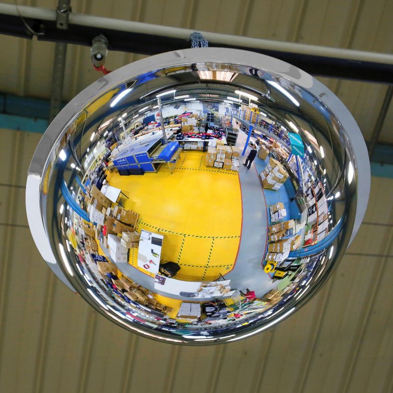Miroir de surveillance 1/2 sphère intérieur​ 360°