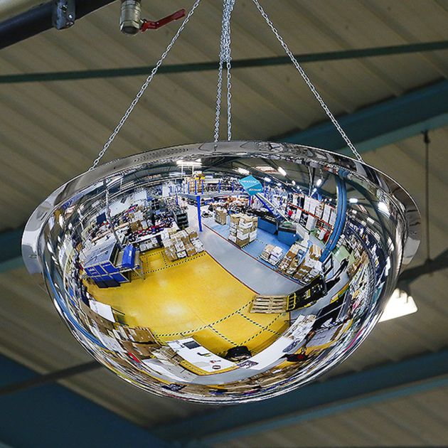 Miroir de surveillance 1/2 sphère intérieur​ 360°