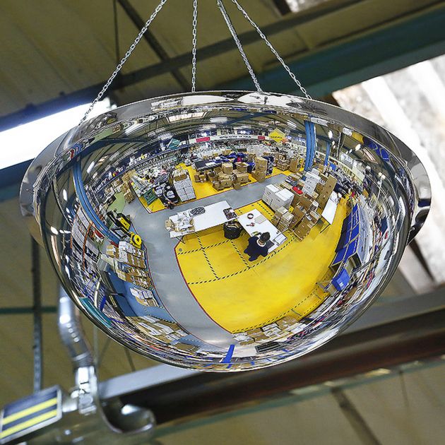 Miroir de surveillance 1/2 sphère intérieur​ 360°