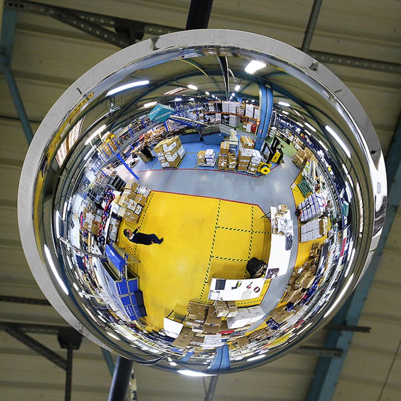 Miroir de surveillance 1/2 sphère intérieur​ 360°