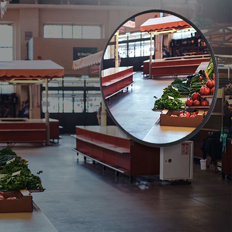 Miroir de surveillance mural rond 90°