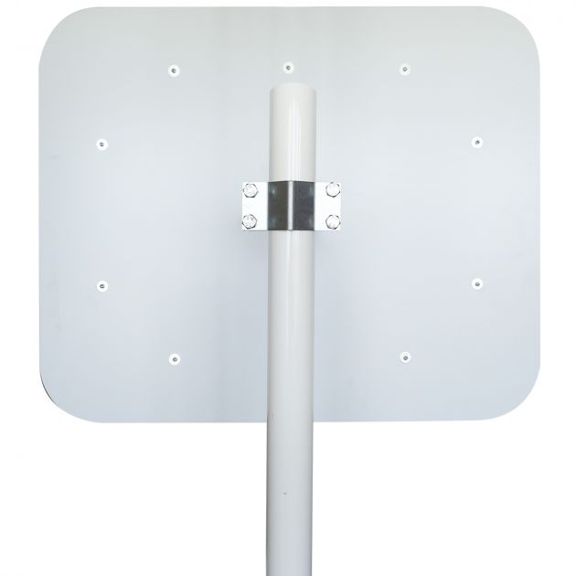 Miroir de surveillance rectangulaire avec cadre aluminium pour entrepôt 90°
