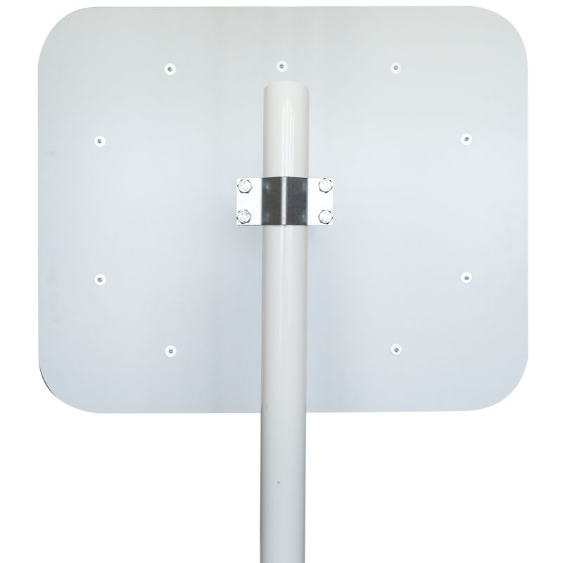 Miroir de surveillance rectangulaire avec cadre aluminium pour entrepôt 90°