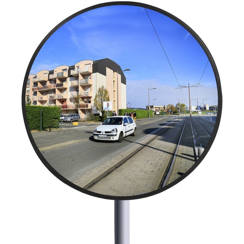Miroir de surveillance inox poli rond multi usage spécial littoral 90°