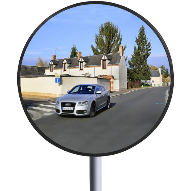 Miroir de surveillance inox poli rond multi usage spécial littoral 90°