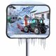 Miroir de surveillance anti givre et buée rectangulaire multi usage 90°