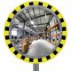 Miroir de sécurité rond avec cadre aluminium pour entrepôt