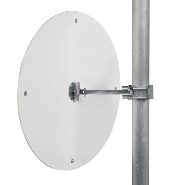 Miroir de sécurité rond avec cadre aluminium pour entrepôt