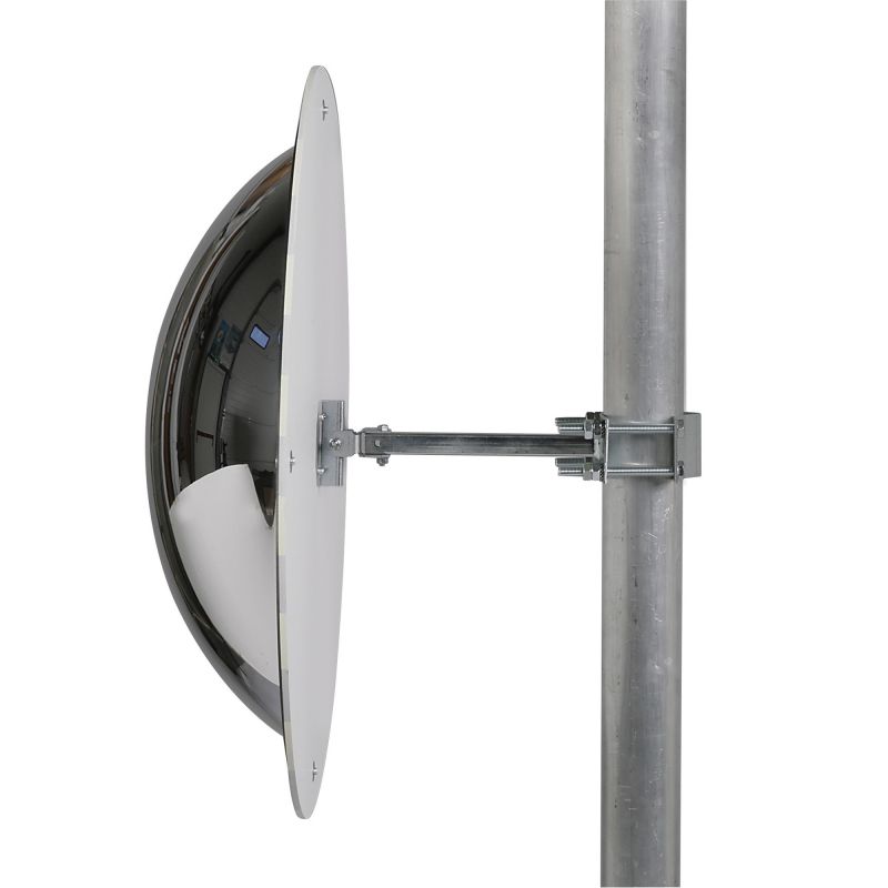 Miroir de sécurité rond avec cadre aluminium pour entrepôt