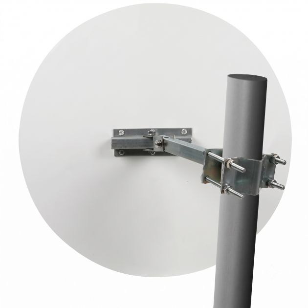 Miroir anti givre spécial littoral industrie rond 90° en inox poli