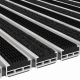 Tapis aluminium sur mesure gomme et reps