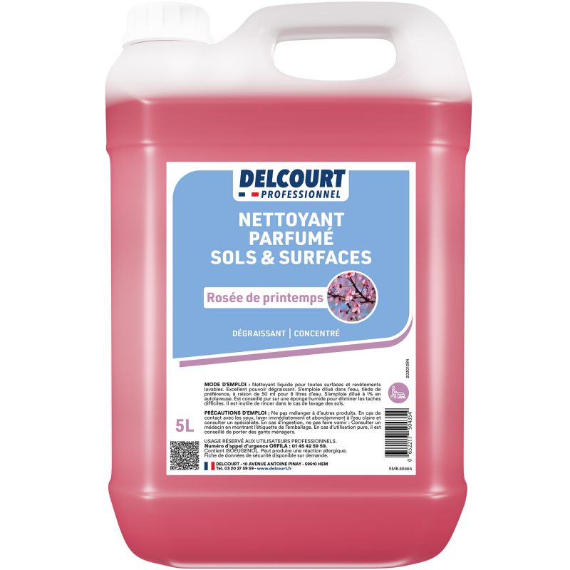 Nettoyant dégraissant concentré multi-surfaces HACCP 5 L