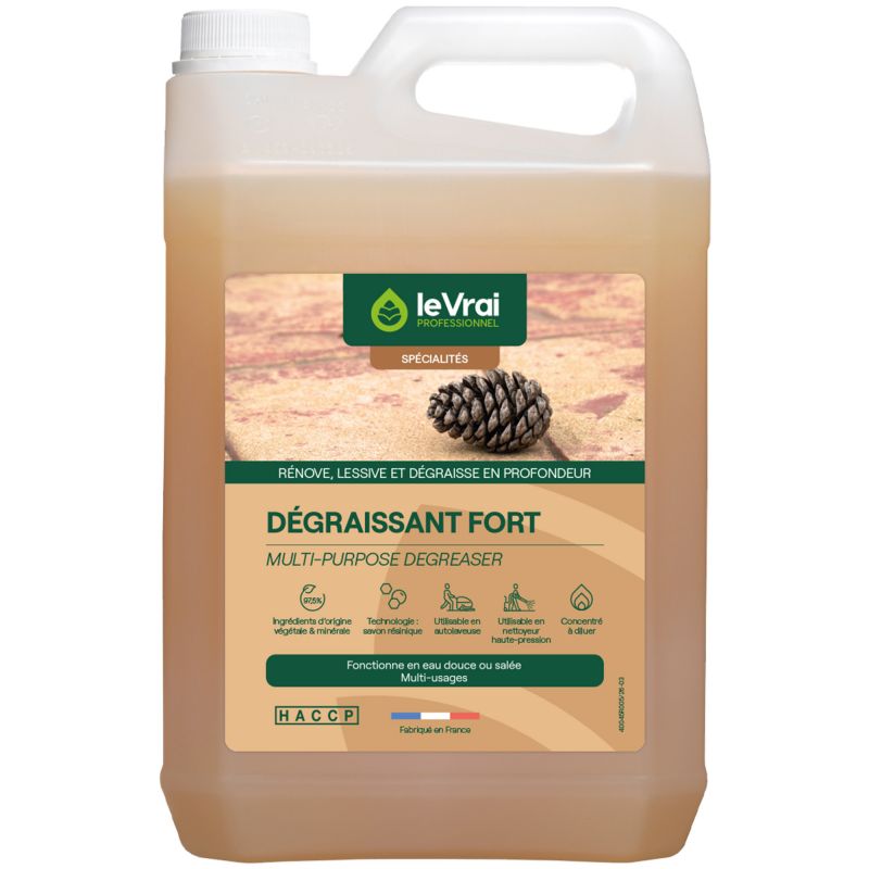 Nettoyant dégraissant fort Le Vrai Professionnel 5L