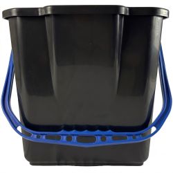 Seau 18L pour chariot de ménage avec bec verseur noir
