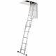 Echelle escamotable grenier 3 x 4 marche 3,24 m en aluminium
