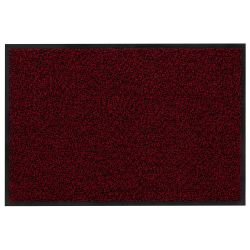 Tapis d'accueil grand trafic anti-poussières à la découpe sur mesure Rouge