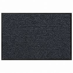 Tapis d'accueil grand trafic anti-poussières à la découpe sur mesure Gris anthracite