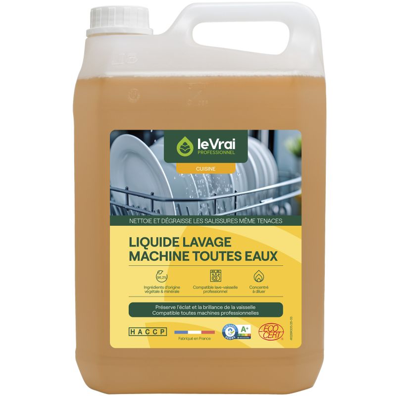 Liquide de lavage lave vaisselle toutes eaux 5 L