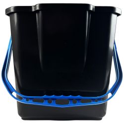 Seau 18L pour chariot de ménage avec bec verseur noir
