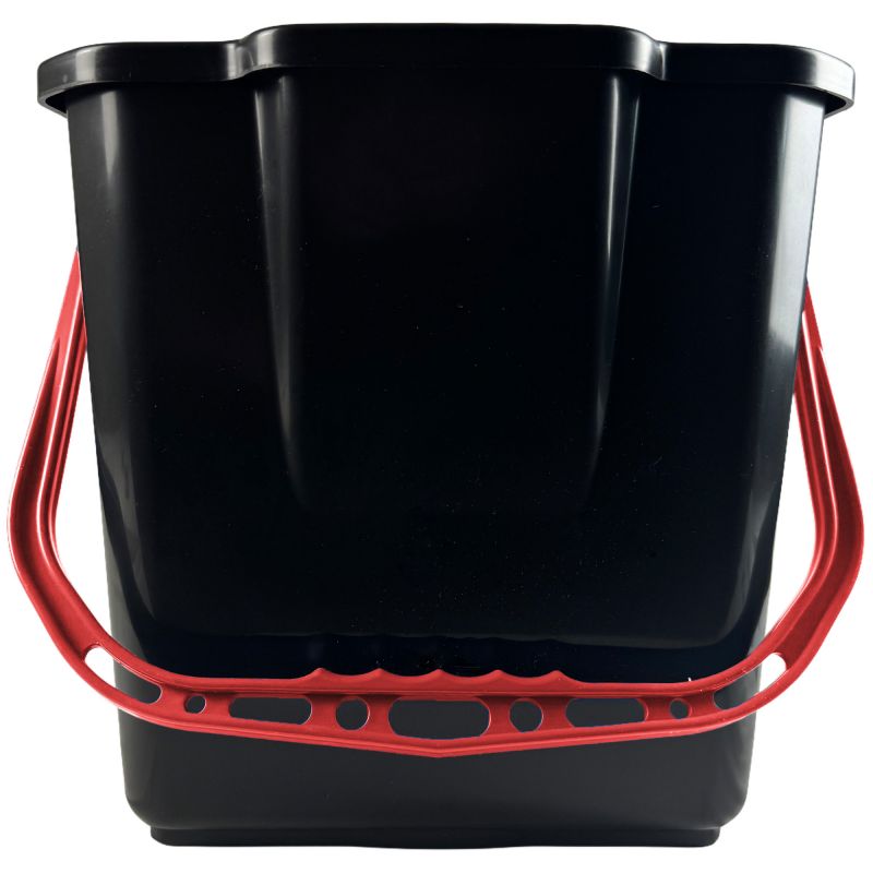 Seau 18L pour chariot de ménage avec bec verseur noir
