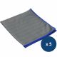 Chiffons microfibre carbone 40 x 50 cm x 5