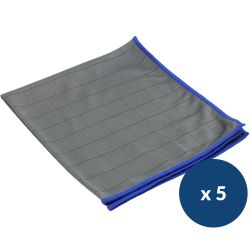 Chiffons microfibre carbone 40 x 50 cm x 5