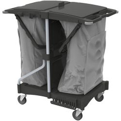 Chariot à linge 2 sacs 2x120 L Brix Light