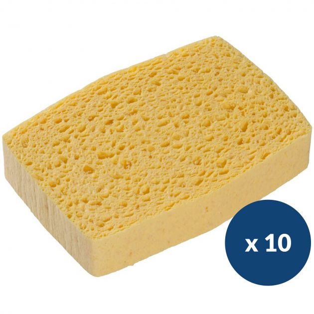 Éponges végétales Spontex - lot de 10