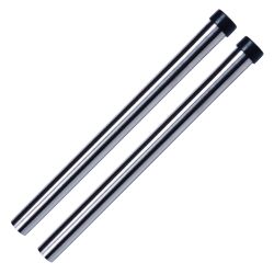 Tube droit chromé pour aspirateur Ø36mm x2