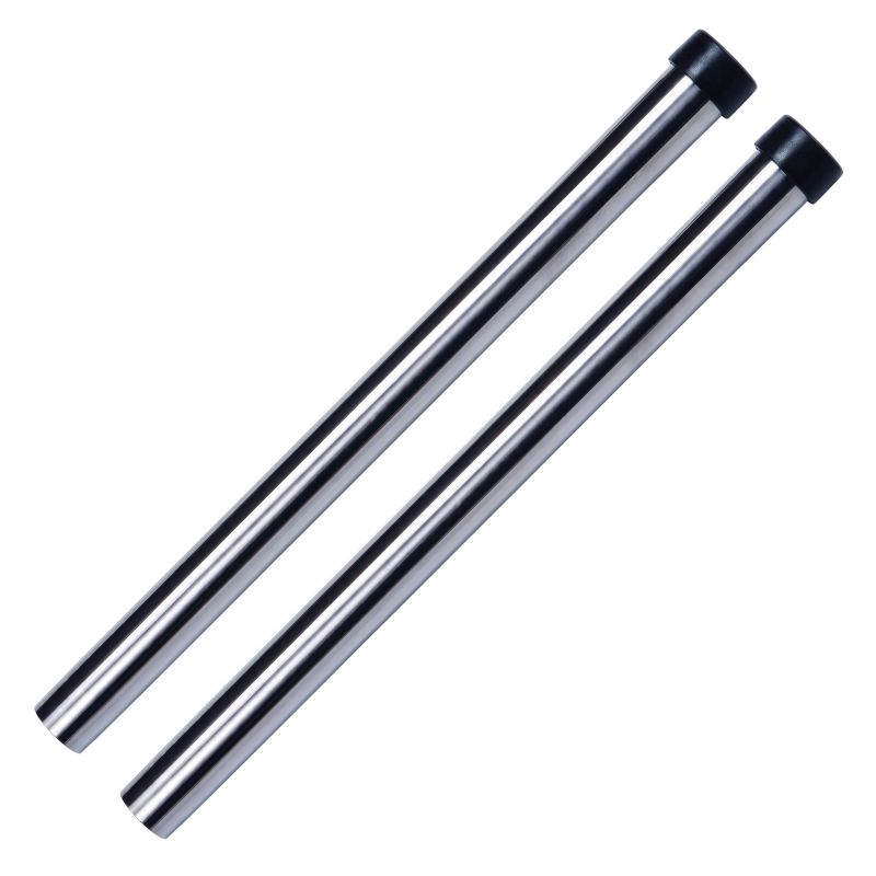 Tube droit chromé pour aspirateur Ø36mm x2