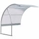 Extension abri velo 6 places demi lune