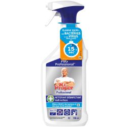 Spray désinfectant 4 en 1 multi-surfaces 750 ml Mr Propre Professionnel