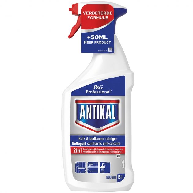 Spray nettoyant anti-calcaire Antikal 750 ml - lot de 2