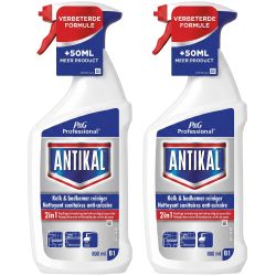 Spray nettoyant anti-calcaire Antikal 750 ml - lot de 2
