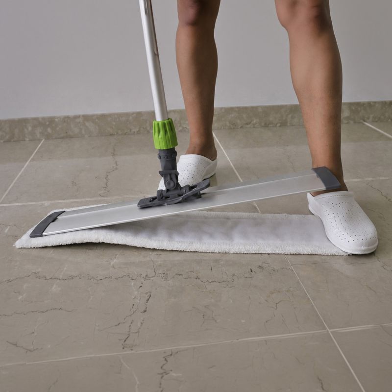Support de balai en aluminium 40 x 10 cm pour lavage à plat Rail ICA