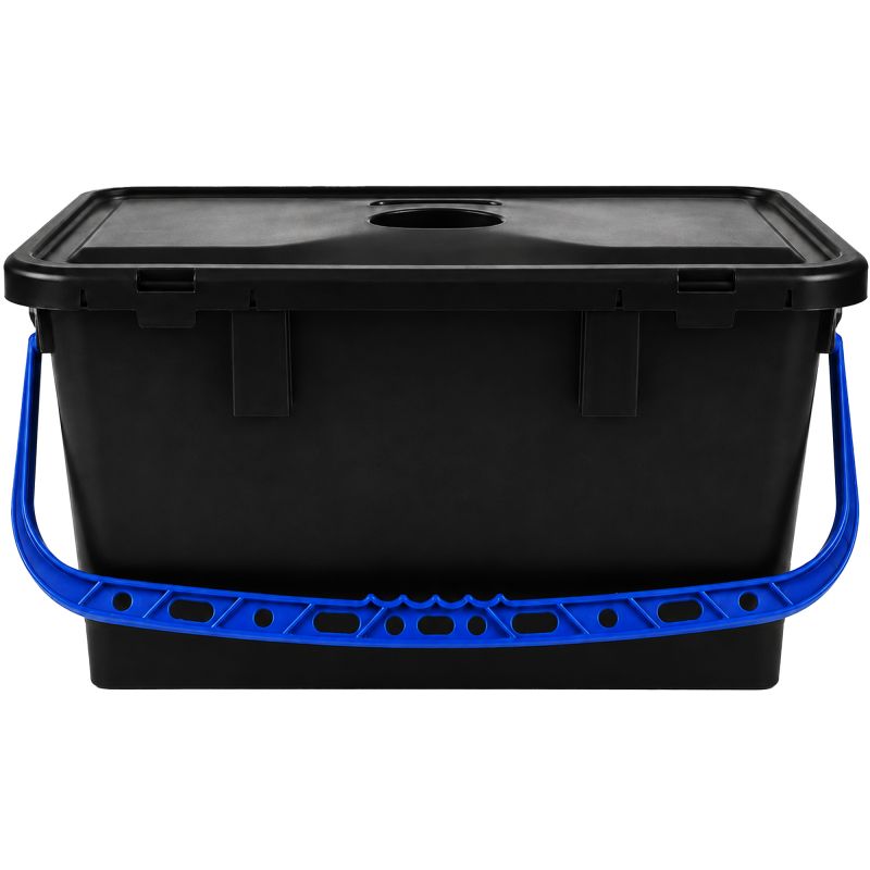 Seau 22L pour chariot de ménage noir bleu