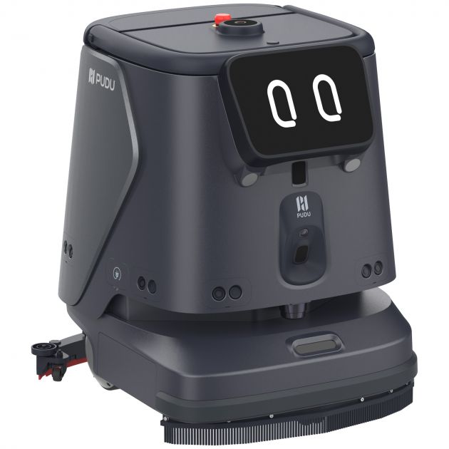 Robot autolaveuse professionnel à double disque PUDU CC1 PRO DISC