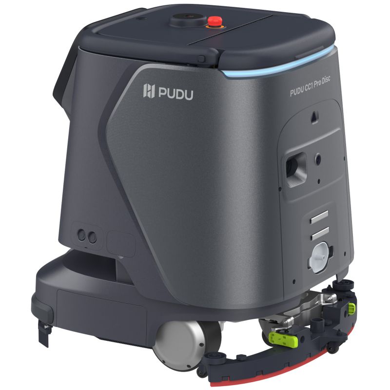 Robot autolaveuse professionnel à double disque PUDU CC1 PRO DISC